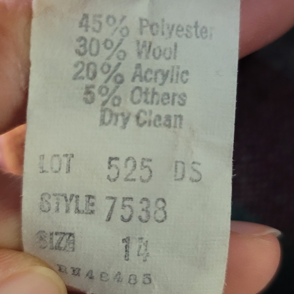 Vintage Wool Blend A line skirt large plaid print Fits Size 10 - Picture 4 of 4